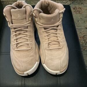 Air Jordan 12 Retro Vachetta Tan! These women's athletic shoes, in a size 6.5